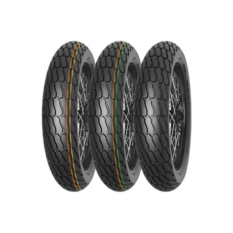 MITAS FLAT TRACK 140/80 -19 TT,R,super soft, oranž.+zel.pruh