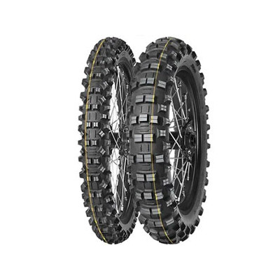 MITAS TERRA FORCE-EF 140/80 -18 70R TT,R,super fast,žlutý pruh