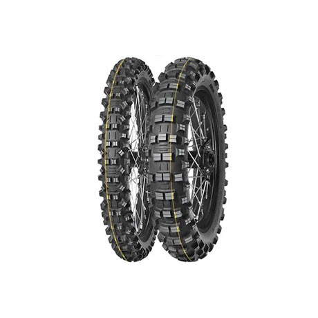 MITAS TERRA FORCE-EF 140/80 -18 70R TT,R,super fast,žlutý pruh